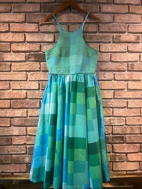 Plenty by Tracy Reese Anthropologie Patchwork A-Line Midi Dress | NWT